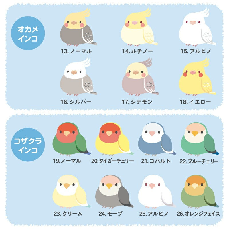ぽてっと小鳥さんポーチ& ハンカチタオル ・ フラワー