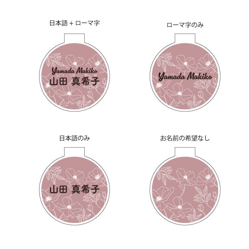 フローラネームタグ ギフトセット