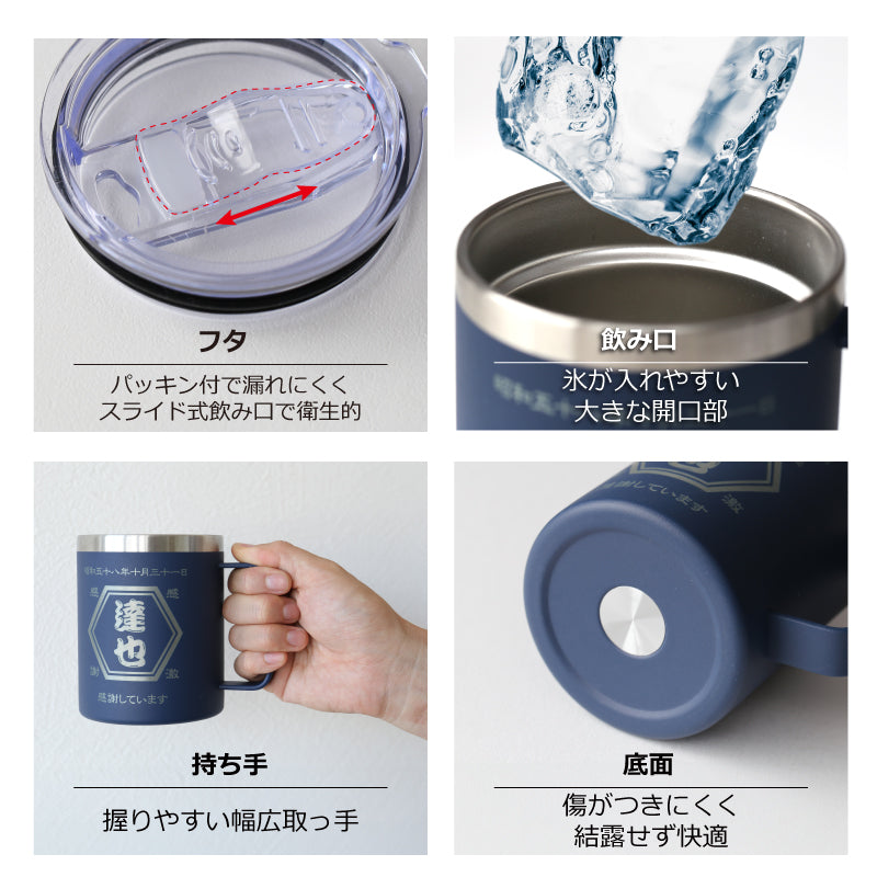 帆前掛けマグカップ