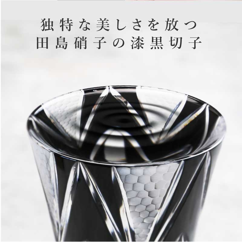 黒江戸切子 タンブラー - 石目星重紋 -