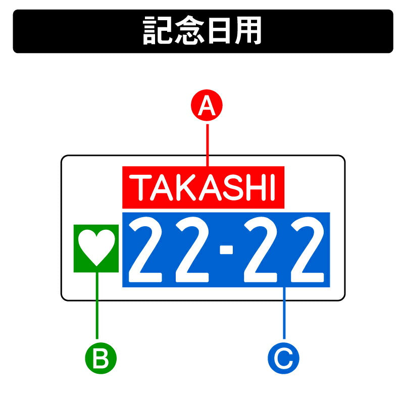 ナンバープレートキーホルダー ・ ウッド