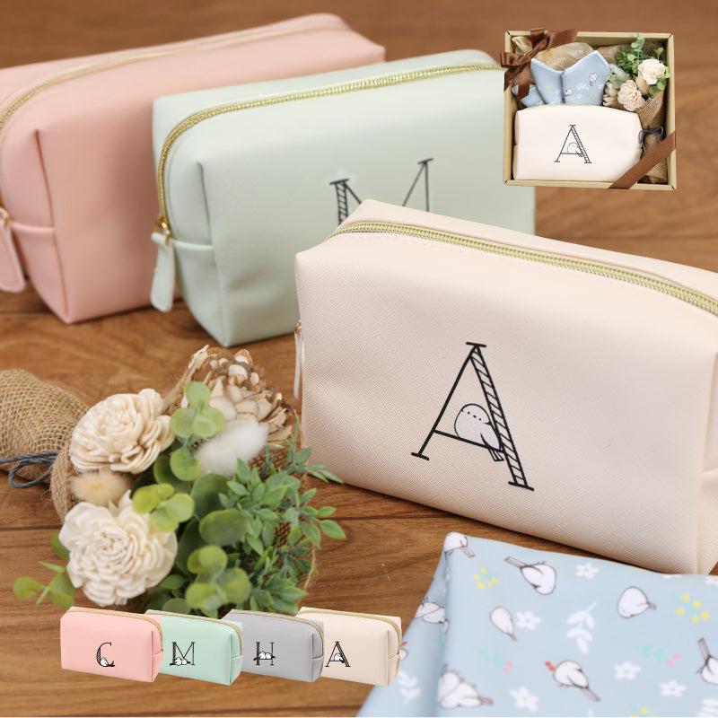 ちょこんとシマエナガさんポーチギフト