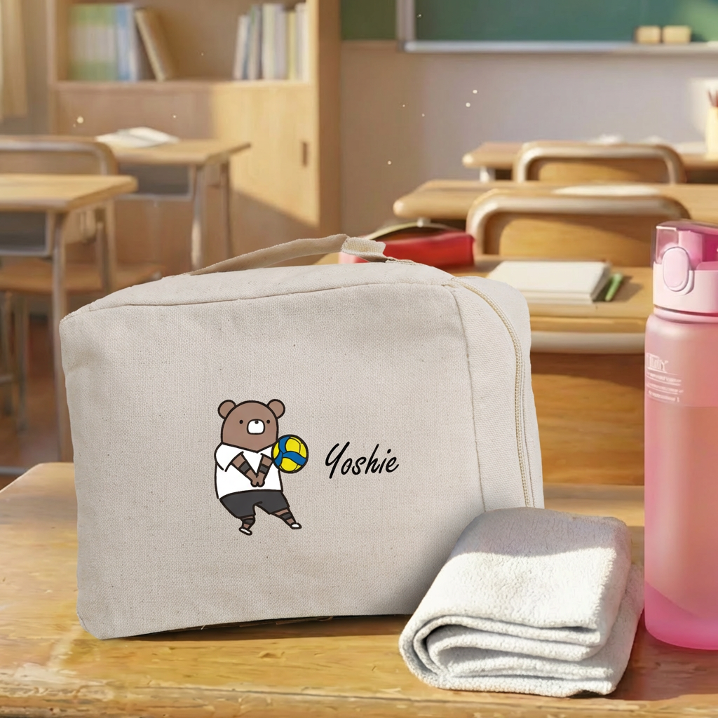 スクエアポーチ - くま部 -