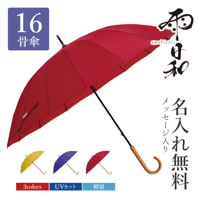 雨日和 - amebiyori - 16本骨傘