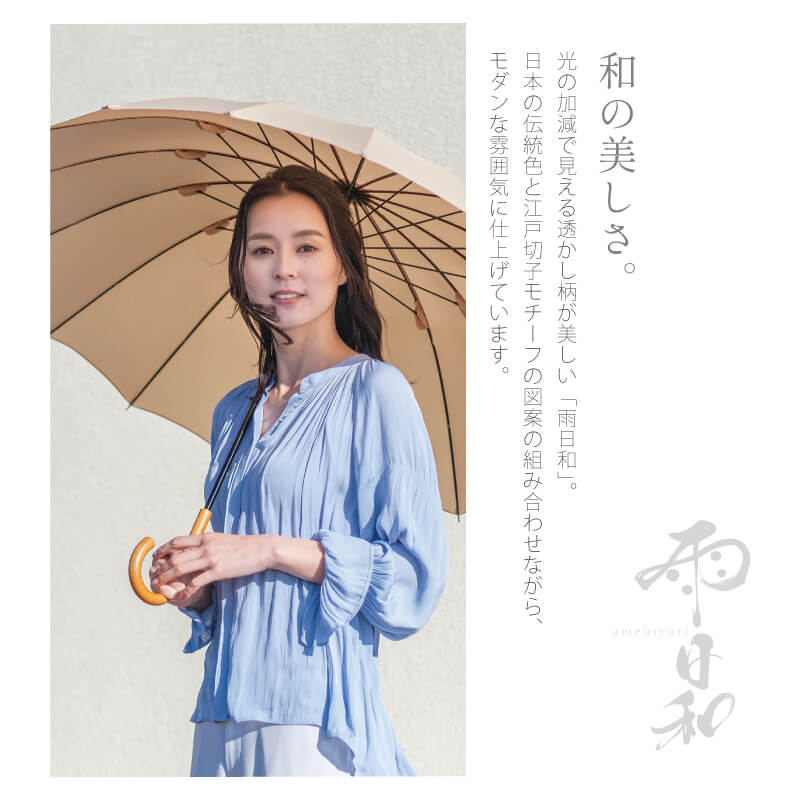 雨日和 - amebiyori - 16本骨傘