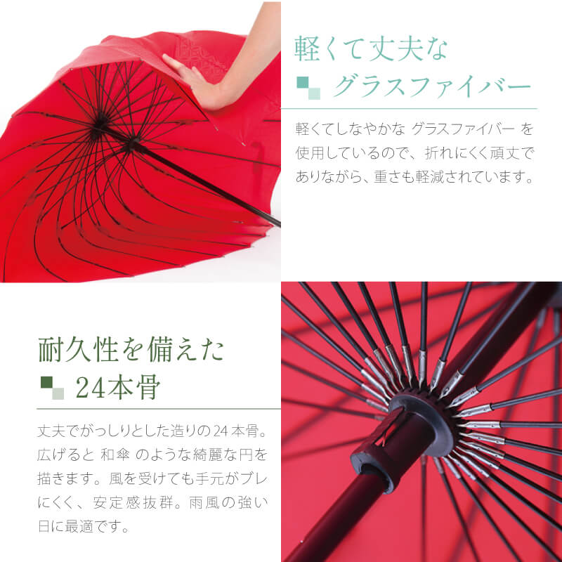 雨日和 - amebiyori - 24本骨傘