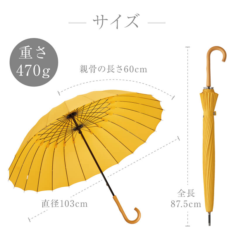 雨日和 - amebiyori - 24本骨傘