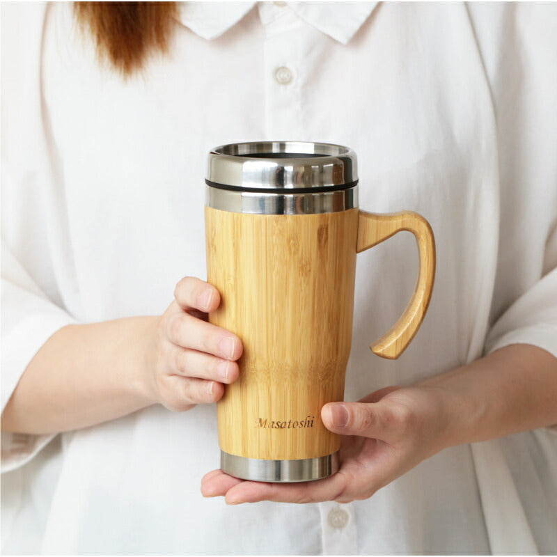 バンブー 蓋付き タンブラー