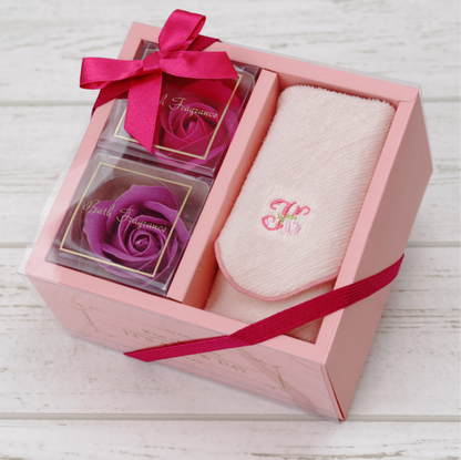 フラワーPetit＆イニシャルタオルセット