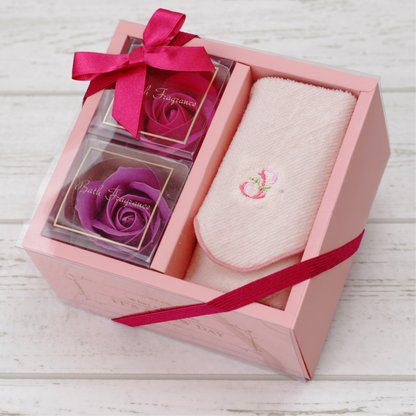 フラワーPetit＆イニシャルタオルセット