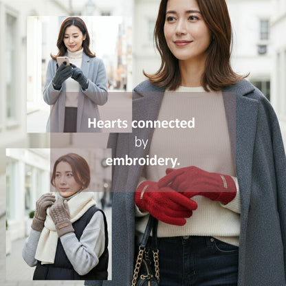 LOE カシミヤ混グローブ