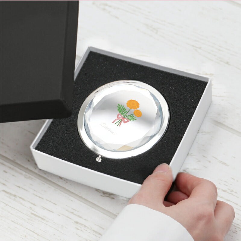 コンパクトミラー 誕生花