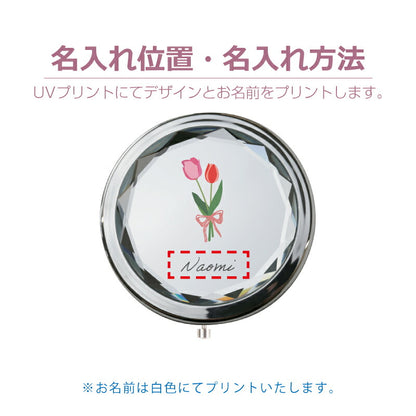 コンパクトミラー 誕生花