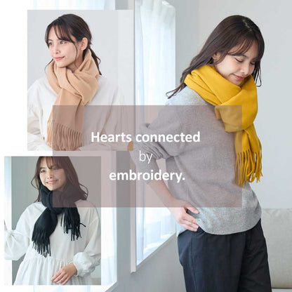 LOE 洗えるカシミヤタッチ上質ストール