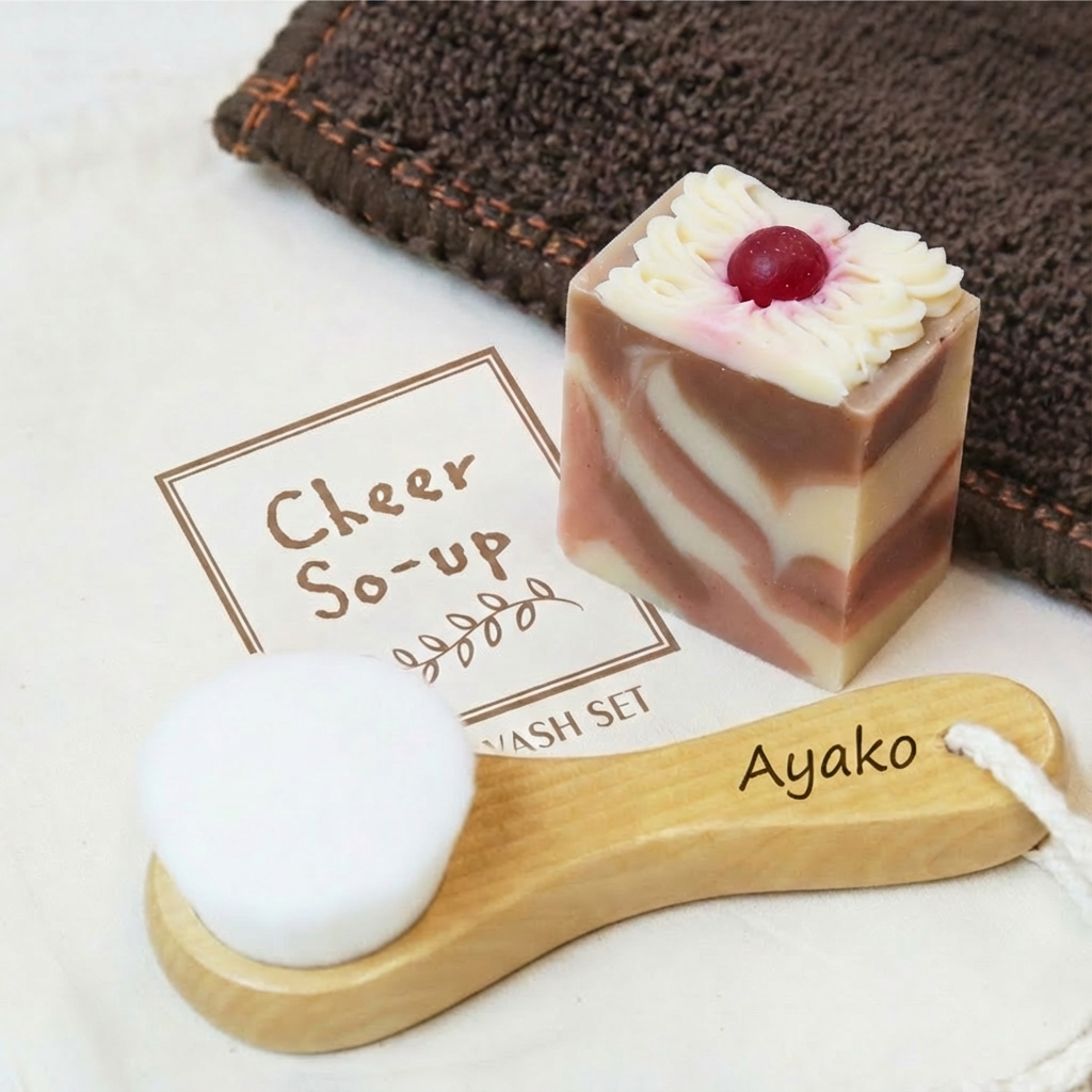 やわらか ハンディブラシ タオル 3点セット