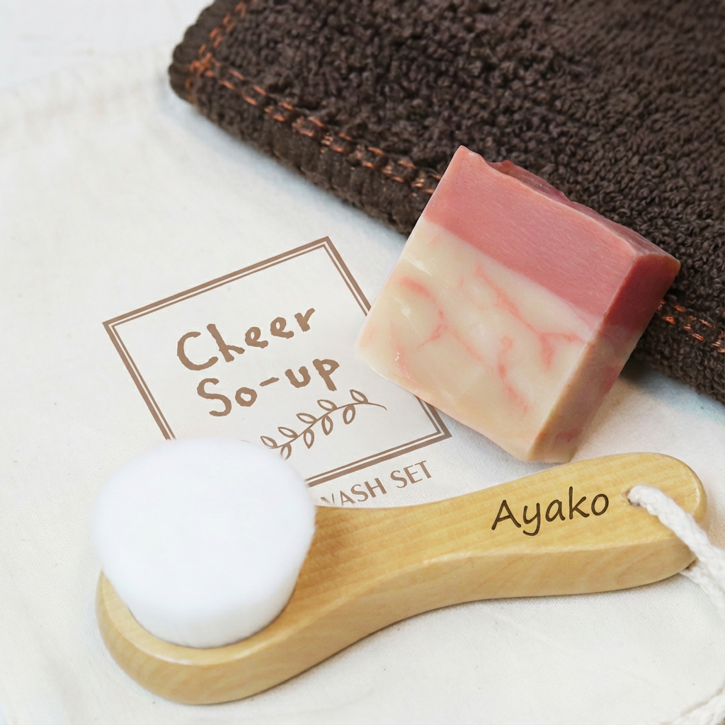 やわらか ハンディブラシ タオル 3点セット