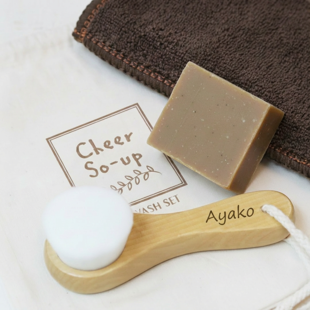 やわらか ハンディブラシ タオル 3点セット