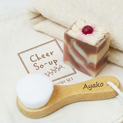 やわらか ハンディブラシ タオル 3点セット