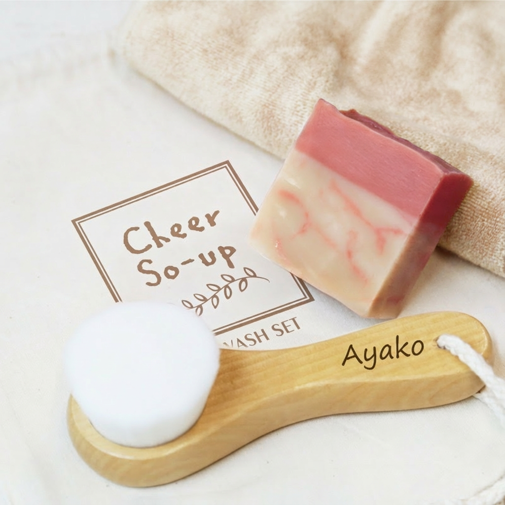 やわらか ハンディブラシ タオル 3点セット