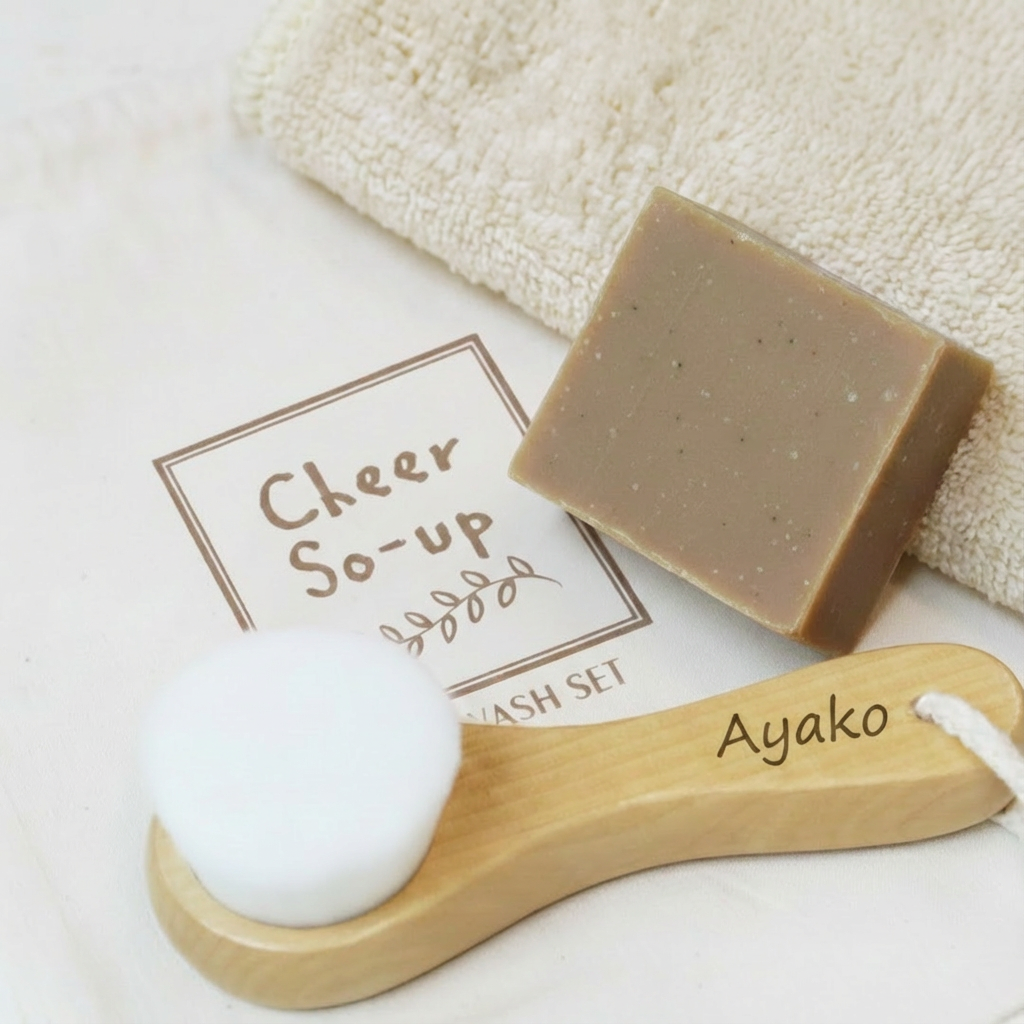 やわらか ハンディブラシ タオル 3点セット