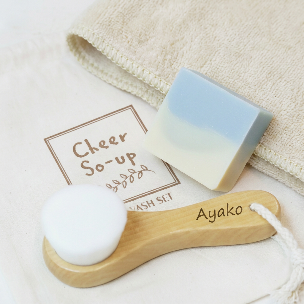 やわらか ハンディブラシ タオル 3点セット