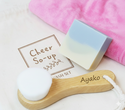 やわらか ハンディブラシ タオル 3点セット