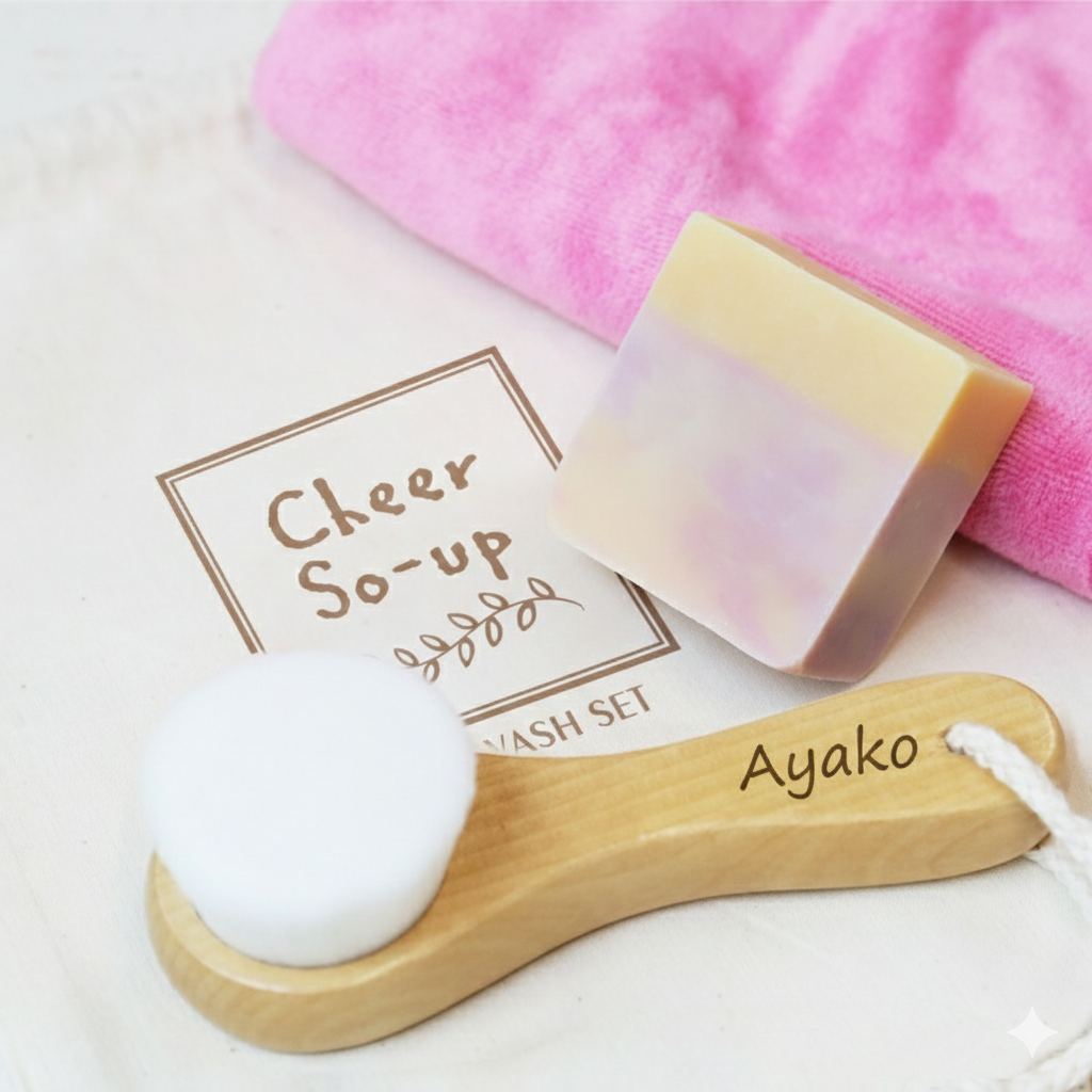 やわらか ハンディブラシ タオル 3点セット