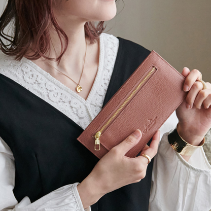 本革 フラグメントケース 長財布