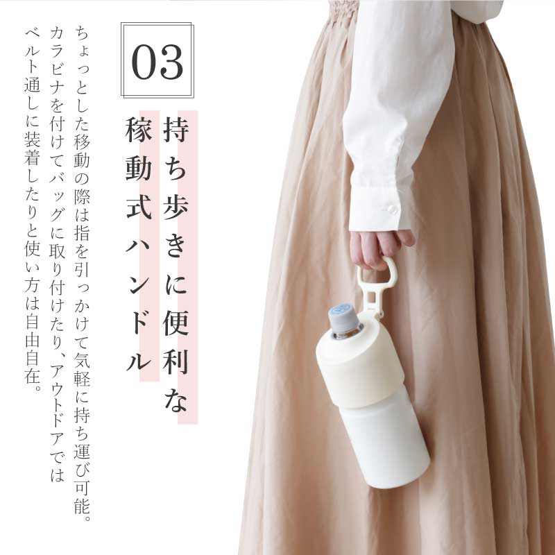 折りたたみハンドル式 ペットボトルクーラー フラワーイニシャル/ ABIB-E