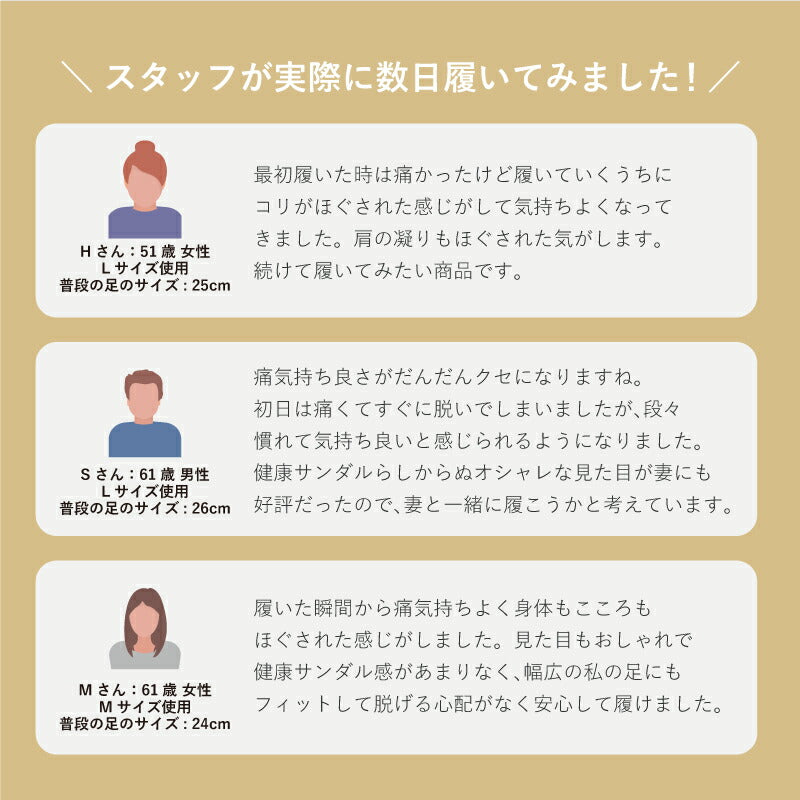 コリほぐしルームサンダル＆孫の手セット