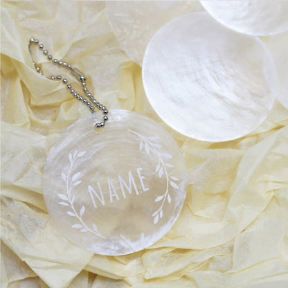 カピスシェル席札キーホルダー