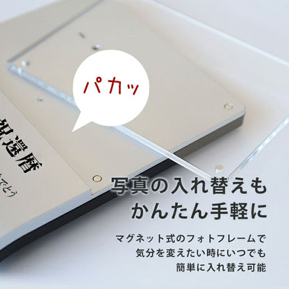 録音できる時計付きフォトフレーム