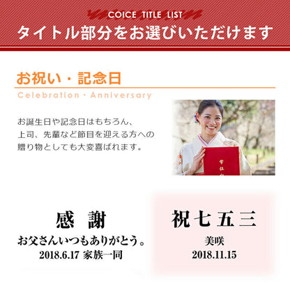 録音できる時計付きフォトフレーム