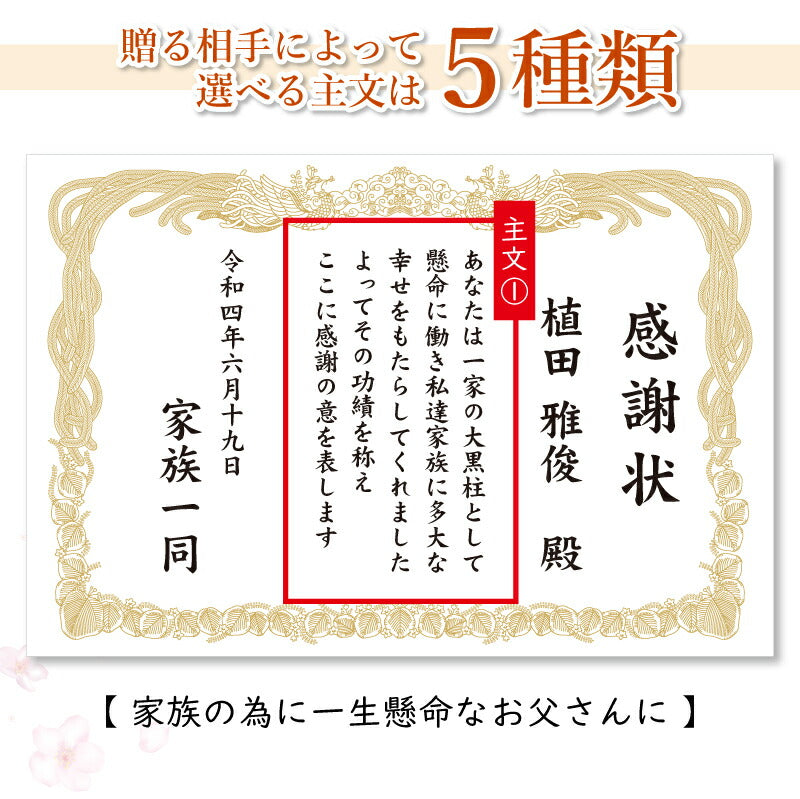 感謝状マグカップ