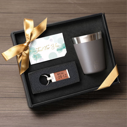 ナンバープレート キーホルダー ＆ ２WAY カップ セット