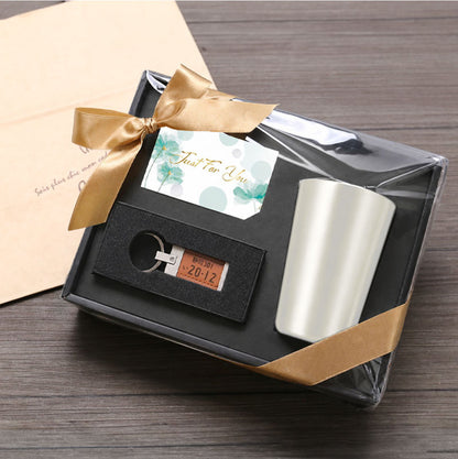 ナンバープレート キーホルダー ＆ ２WAY カップ セット