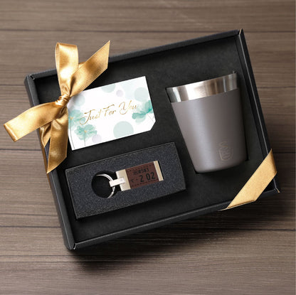 ナンバープレート キーホルダー ＆ ２WAY カップ セット