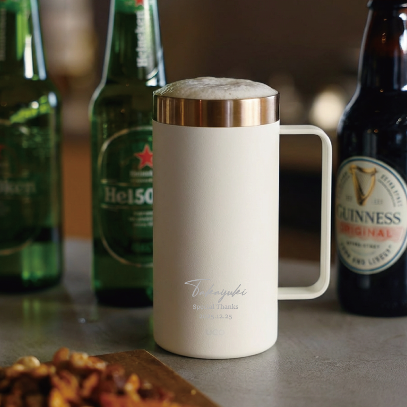 喉越しを楽しむジョッキ