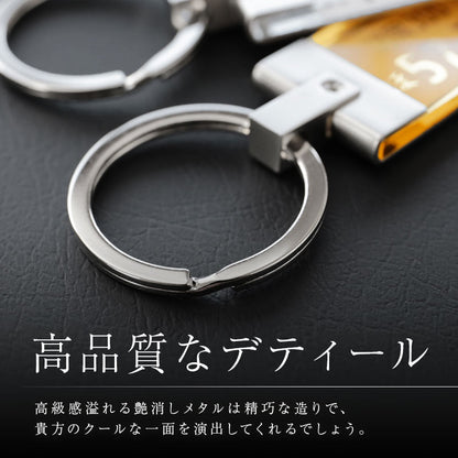 ナンバープレートキーホルダー・ミラー