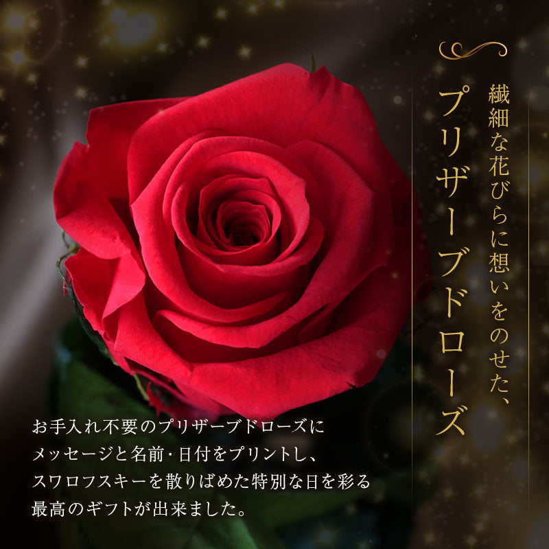 プリザーブドローズ ルージュ 【5営業日出荷】