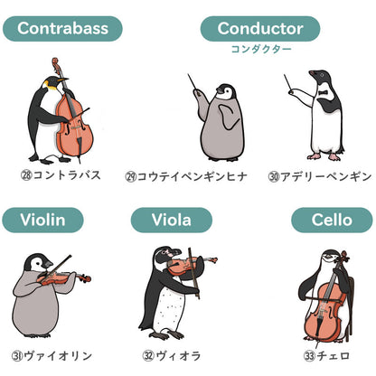 ペンギン吹奏楽Tシャツ