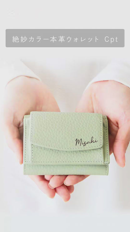 絶妙カラー本革ウォレット Cpt．
