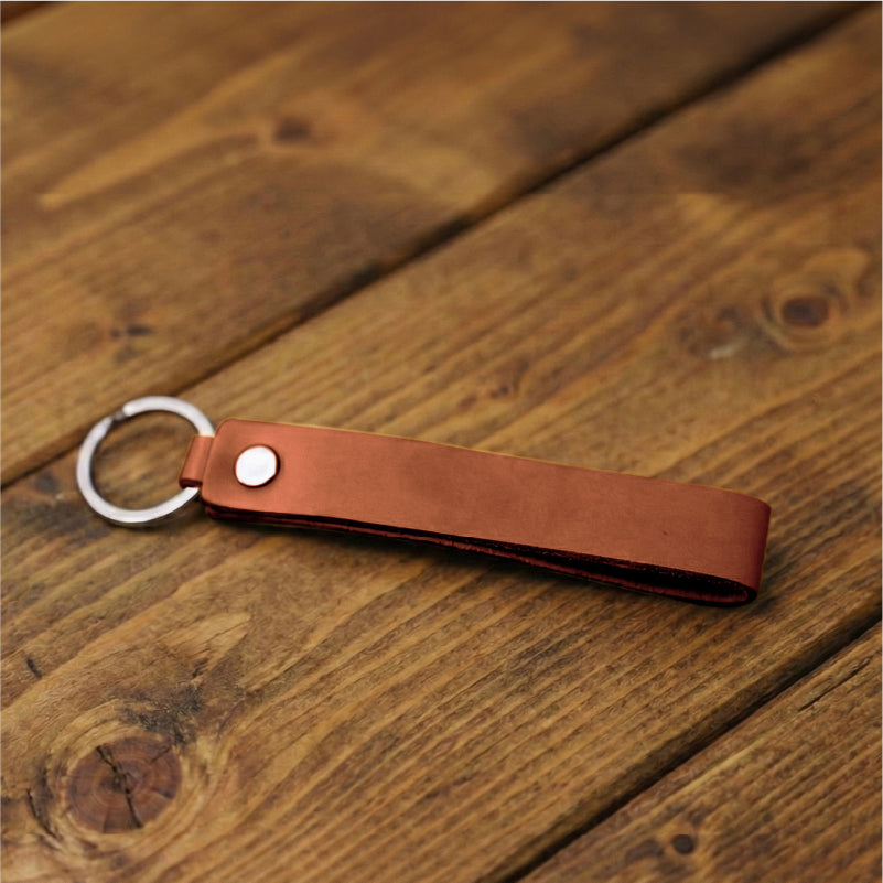 リアルレザーキーホルダー