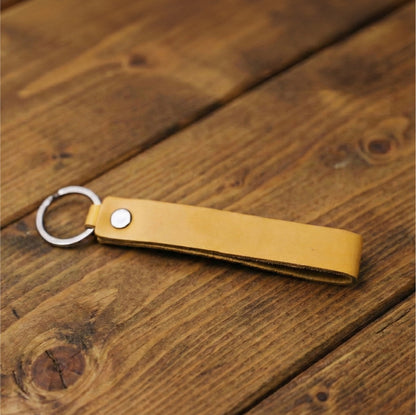 リアルレザーキーホルダー