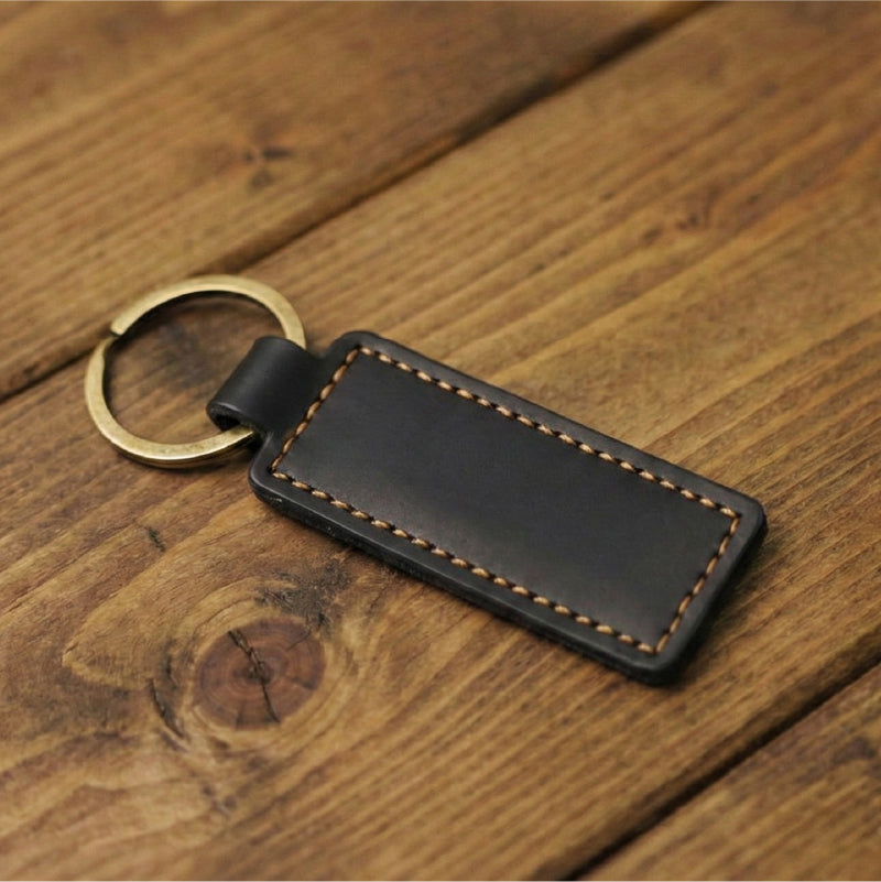 リアルレザーキーホルダー