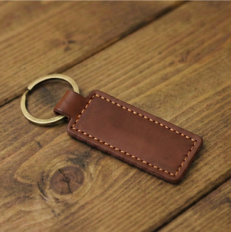 リアルレザーキーホルダー
