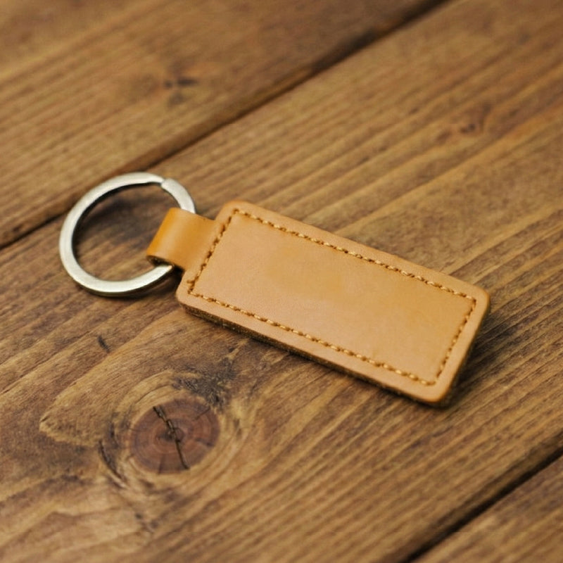 リアルレザーキーホルダー