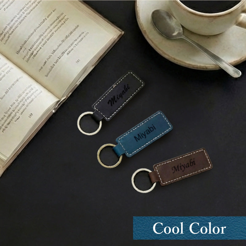 リアルレザーキーホルダー