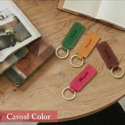 リアルレザーキーホルダー