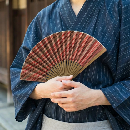 遠州綿紬扇子
